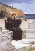 Alma-Tadema, Sir Lawrence Resting (mk23) oil painting on canvas